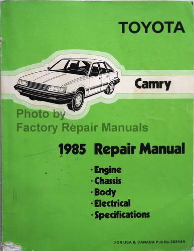 1985 Toyota Camry Repair Manual