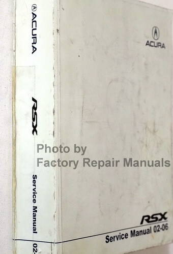 2002-2006 Acura RSX Service Manual