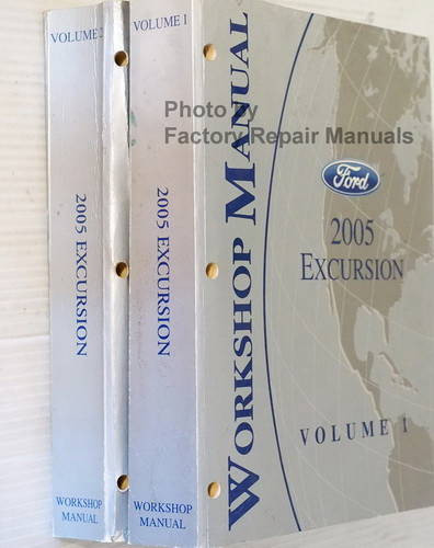 2005 Ford Excursion Factory Workshop Manuals Spine View