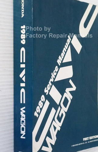 1989 Honda Civic Wagon Service Manual