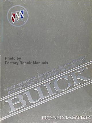 1992 Buick Roadmaster Service Manual Supplement