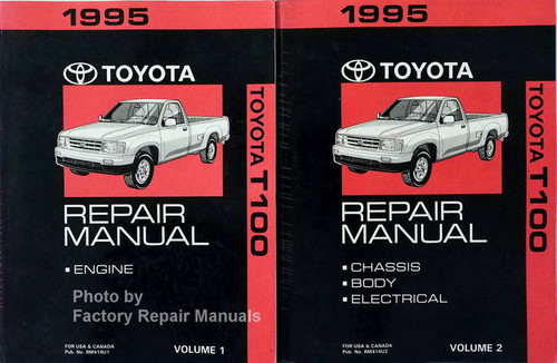 1995 Toyota T100 Repair Manuals Volume 1, 2