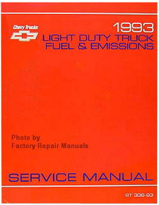 1993 Chevrolet Light Duty Truck, Van Fuel & Emissions Service Manual