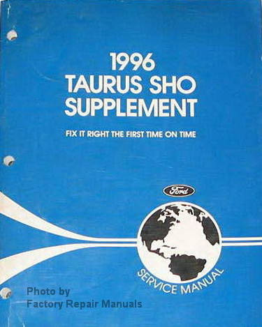 1996 Taurus SHO Supplement