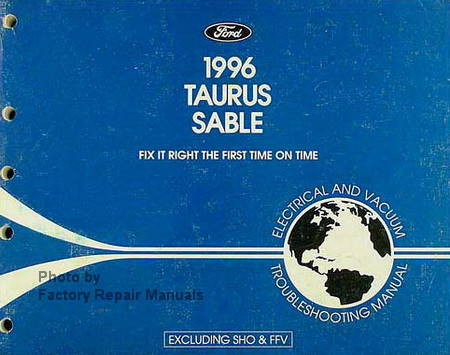 1996 Taurus Sable Electrical and Vacuum Troubleshooting Manual
