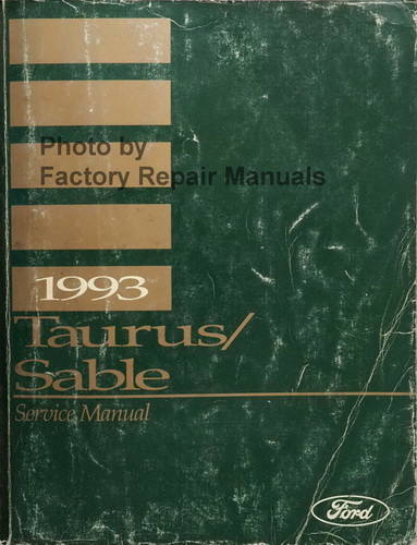 1993 Taurus Sable Service Manual
