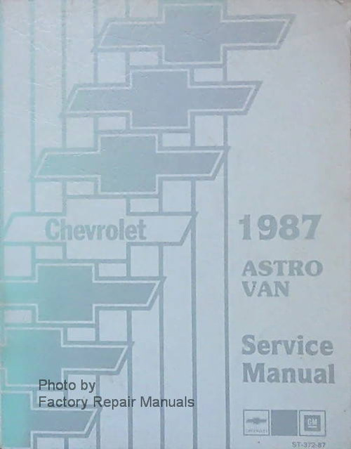 1987 Chevrolet Astro Van Service Manual