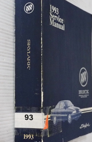 1993 Buick Skylark Service Manual