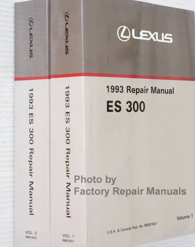 1993 Lexus ES300 Repair Manuals VCV10 Series Volume 1, 2