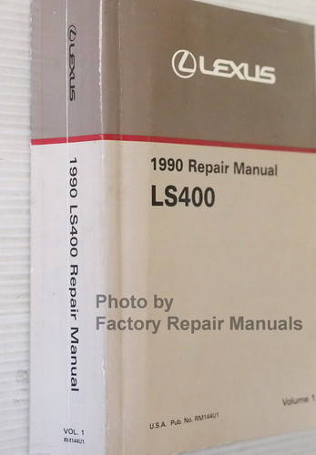 1990 Lexus LS400 Repair Manual Volume 1