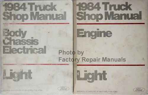 1984 Ford Light Truck Shop Manuals