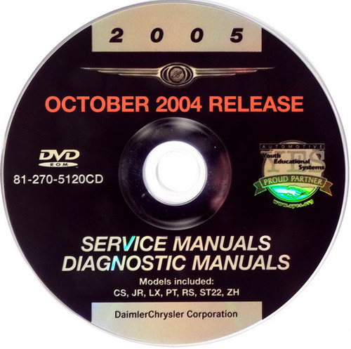 2005 Chrysler Crossfire Service and Diagnostics Manuals