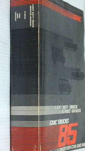 1985 GMC Light Duty Truck Service Manual