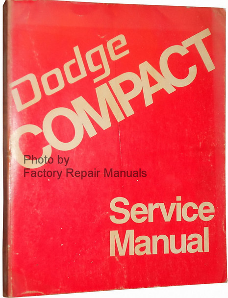 1974 Dodge Van B-100 B-200 B-300 Sportsman Service Manual