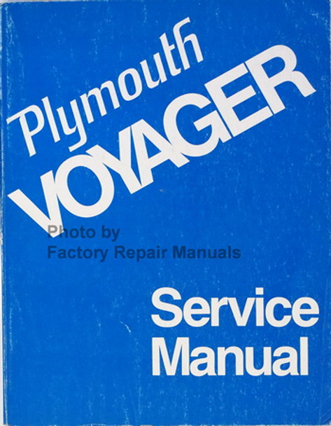 1974 Plymouth Voyager Service Manual