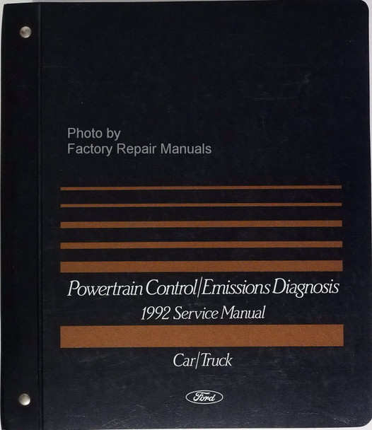 1992 Ford Lincoln Mercury Car & Truck Engine and Emissions Diagnosis Service Manual