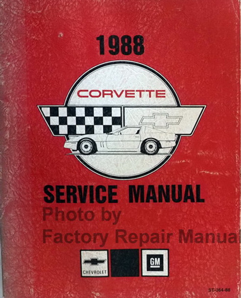 1988 Chevrolet Corvette Service Manual