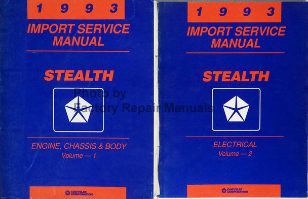 1993 Service Manual Stealth Volume 1, 2