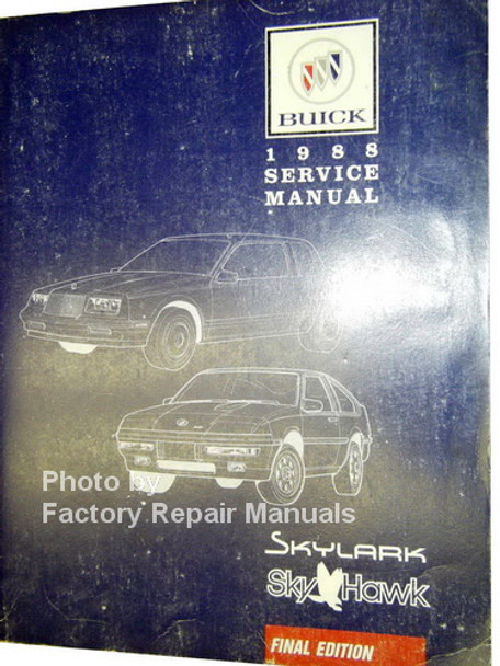 1988 Buick Skylark and Skyhawk Service Manual