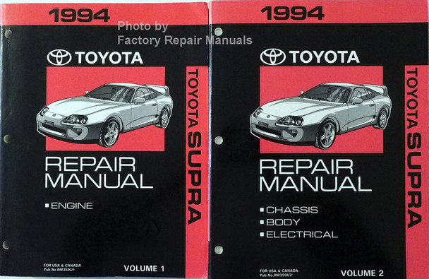 1994 Toyota Supra Repair Manuals Volume 1, 2