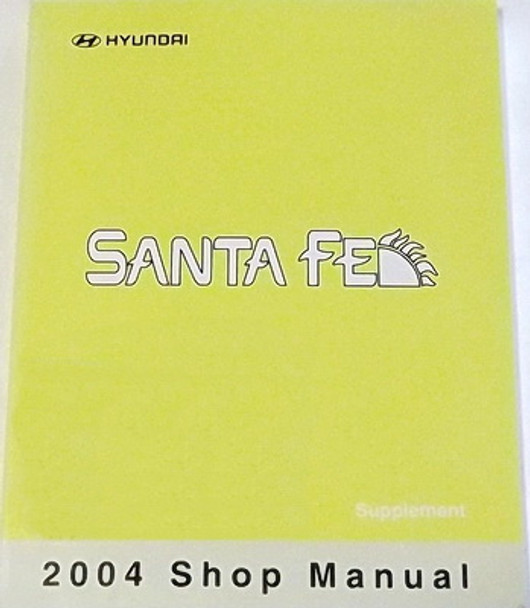 Hyunda Santa Fe Shop Manual Supplement 