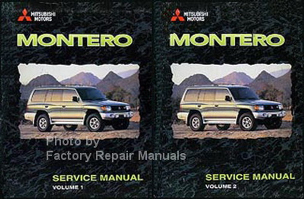 1998 Montero Service Manual Volume 1, 2, Mitsubishi Motors