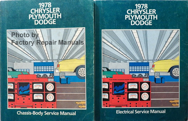 1978 Chrysler Plymouth Dodge Service Manual Volume 1 and 2