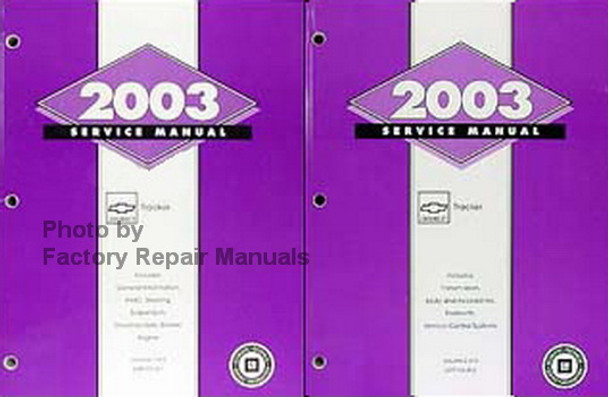 Chevrolet Tracker 2003 Service Manual