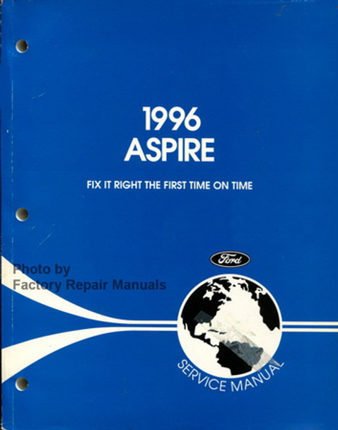1996 Aspire Service Manual Ford