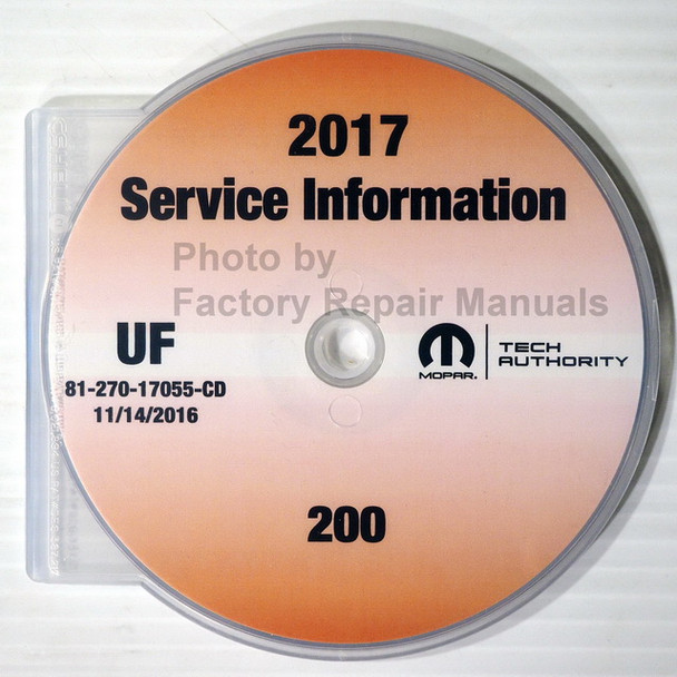 2017 Service Information Chrysler 200