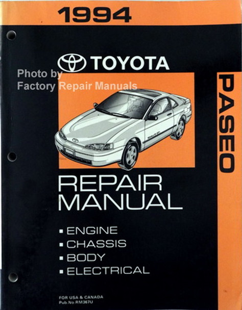 1994 Toyota Paseo Repair Manual