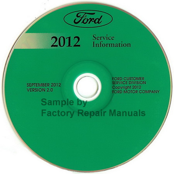 Ford 2012 Service Information Escape