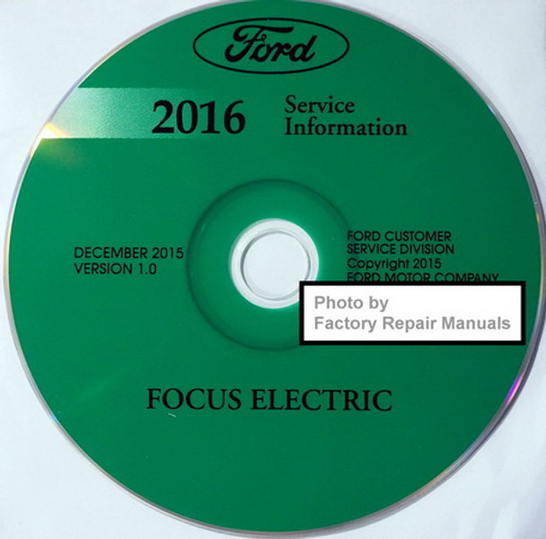 Ford 2016 Service Information Focus Electric