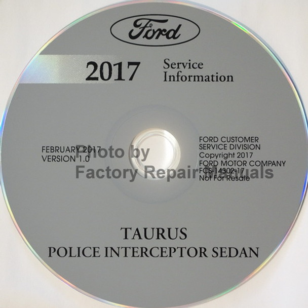 Ford Taurus 2017 Service Information 