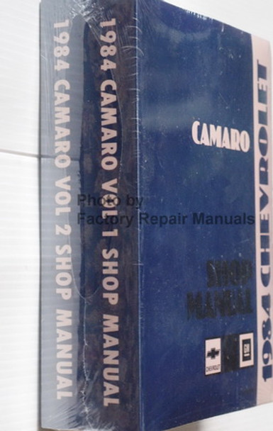 1984 Chevrolet Camaro Shop Manual Spine View