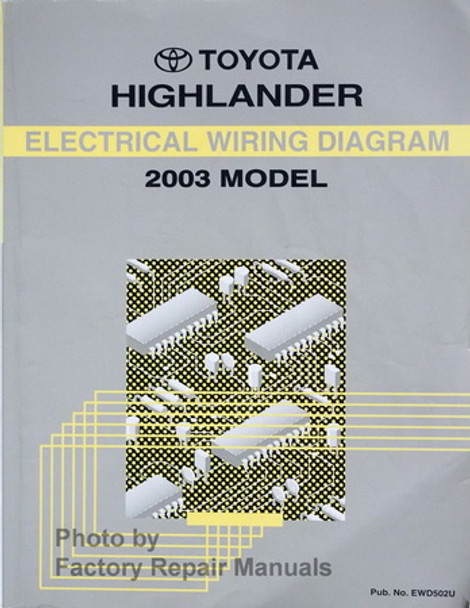Toyota Highlander Electrical Wiring Diagrams 2003 Model