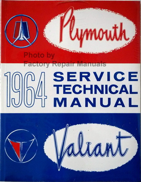 1964 Plymouth Service Technical Manual Valiant