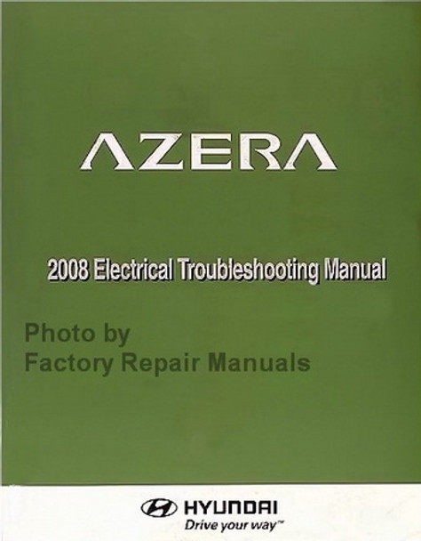 Azera 2008 Electrical Troubleshooting Manual Hyundai