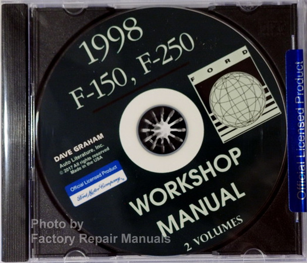 1998 Ford F-150, F-250 Workshop Manual Volumes 1 and 2 on CD