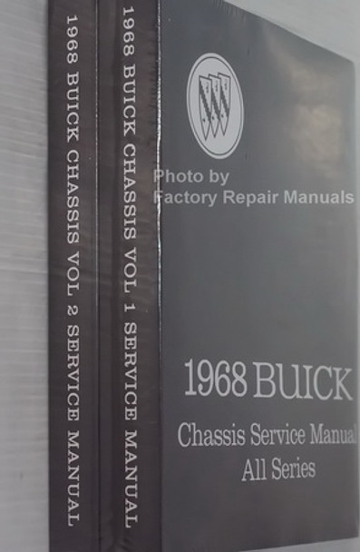 1968 Buick Chassis Service Manual All Series Spine View