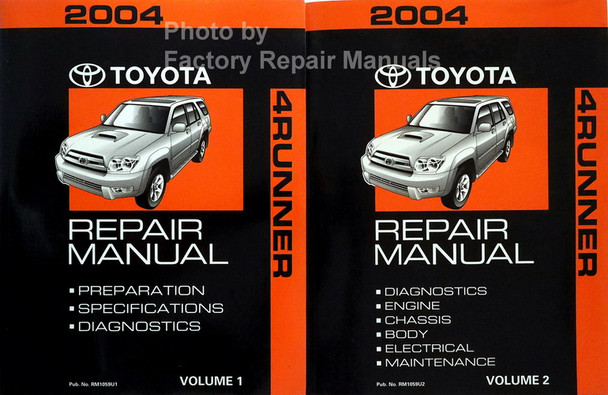 2004 Toyota 4Runner Repair Manual Volume 1, 2