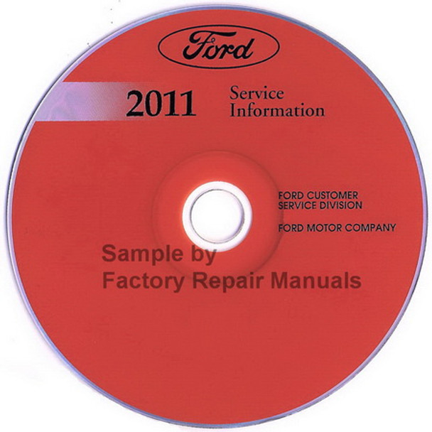 Ford 2011 F-250, 350, 450, 550 Super Duty Workshop Manual CD