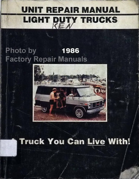 1986 GMC Light Duty Truck Unit Repair Manual