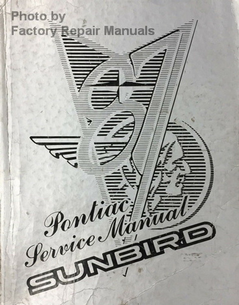 1987 Pontiac Sunbird Service Manual