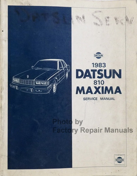 1983 Datsun 810 Nissan Maxima Service Manual