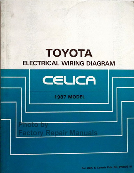 1987 Toyota Celica Electrical Wiring Diagrams