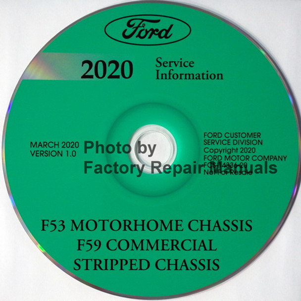  2020 Ford F-53 Motorhome F-59 Stripped Chassis Service Information
