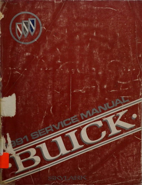 1991 Buick Skylark Service Manual 