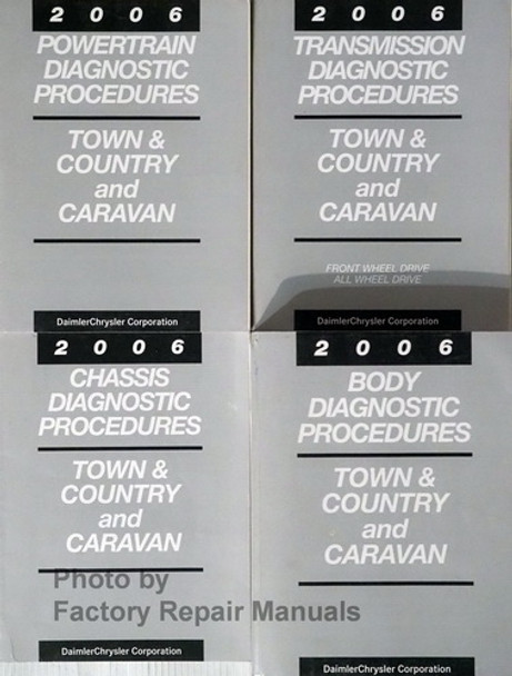 2006 Chrysler Town & Country, Dodge Caravan Diagnostic Procedures Manuals