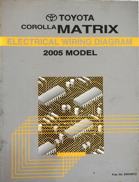 2005 Toyota Matrix Electrical Wiring Diagrams